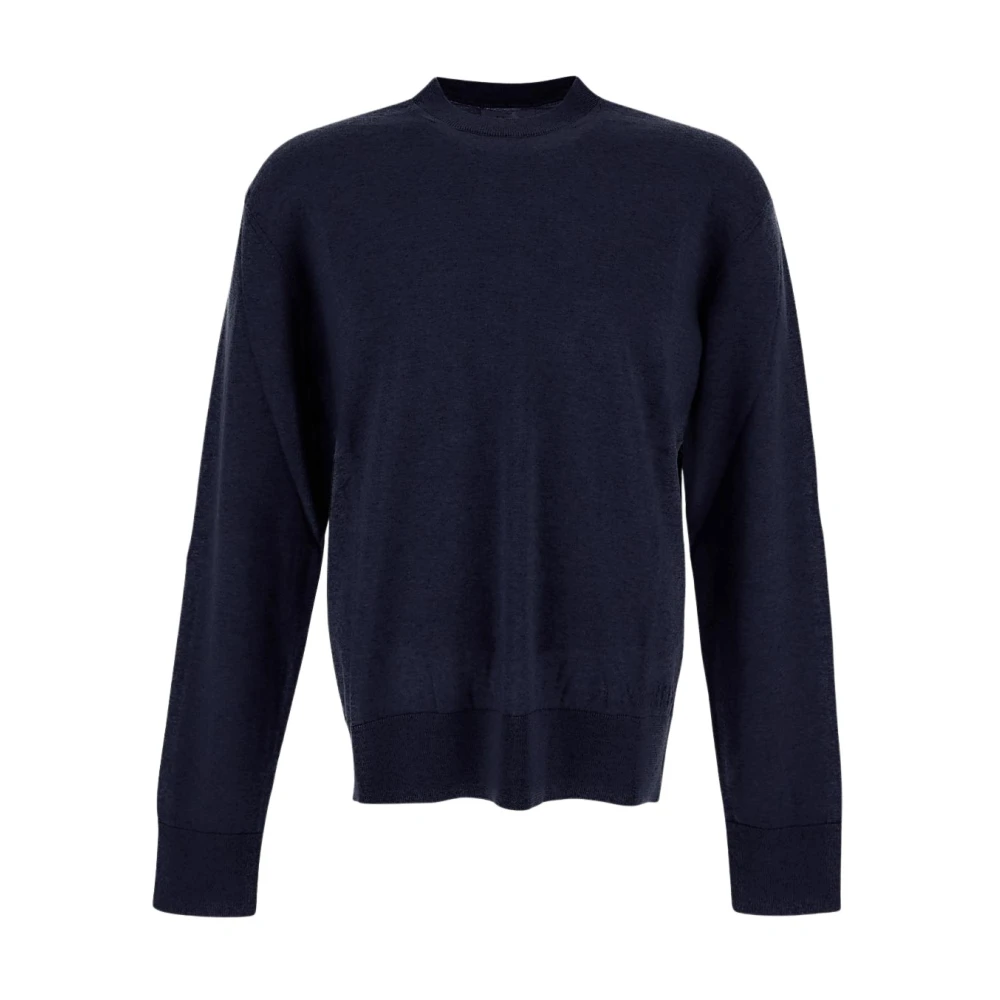 Laneus Kasjmier Ronde Hals Trui Blue Heren