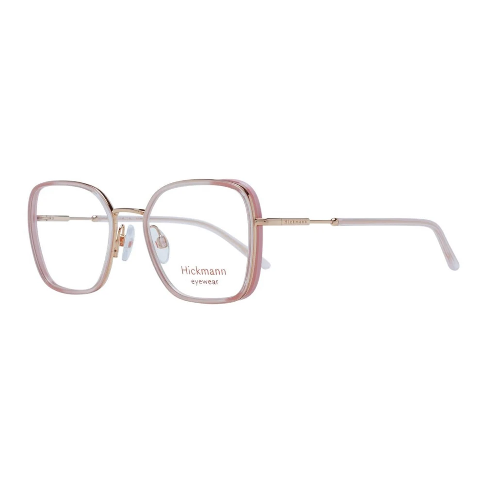 Ana Hickmann Roze Metalen Rechthoekige Optische Monturen Pink Dames
