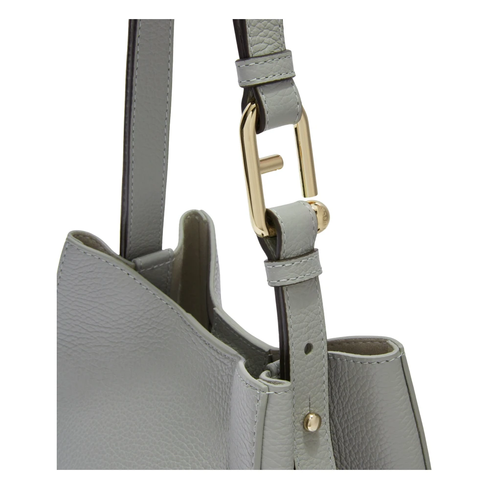 Furla Nuvola Bucket Bag Mini Gray Dames