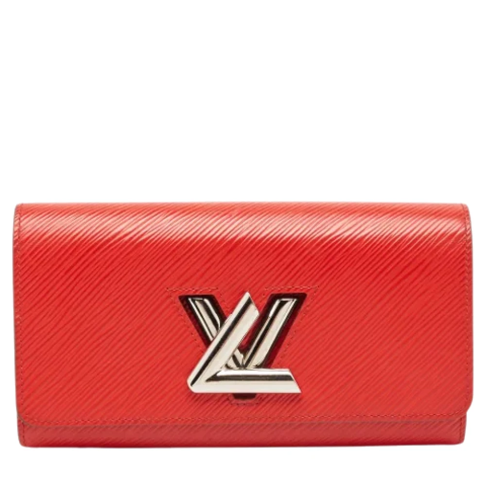 Louis Vuitton Vintage Pre-owned Leather wallets Red Dames