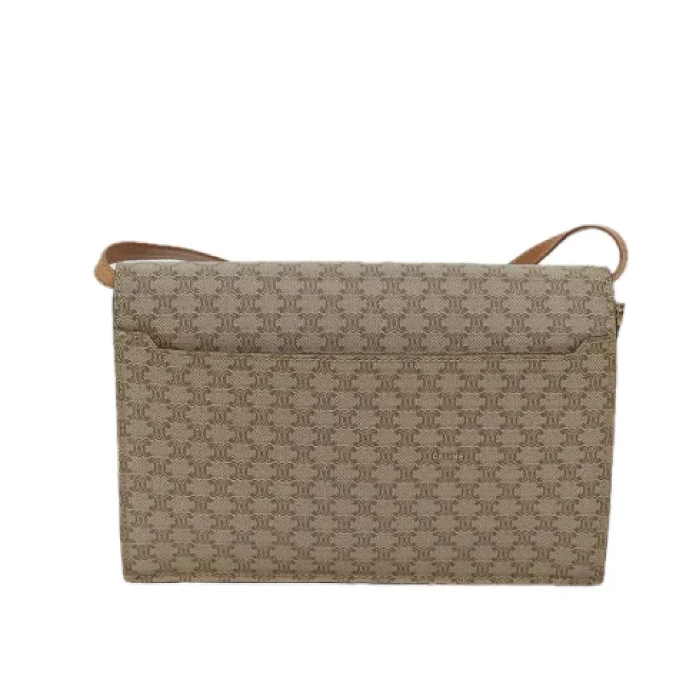 Celine Vintage Pre-owned Fabric celine-bags Beige Dames