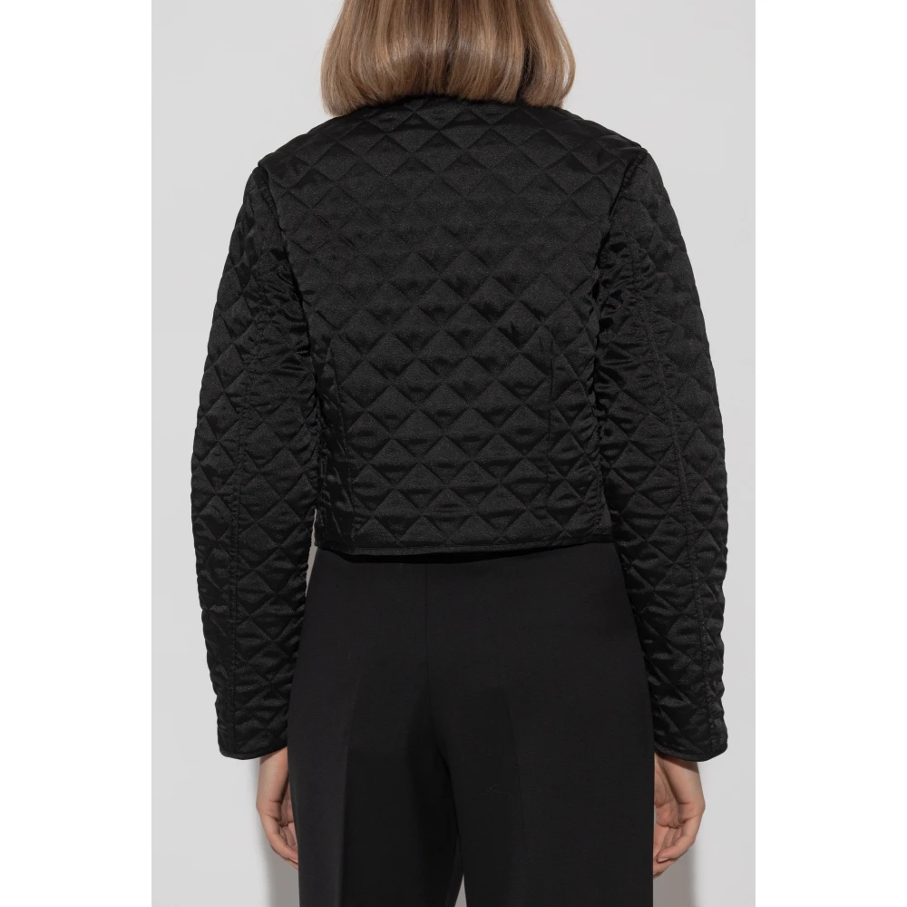 Kate Spade Korte gewatteerde jas Black Dames