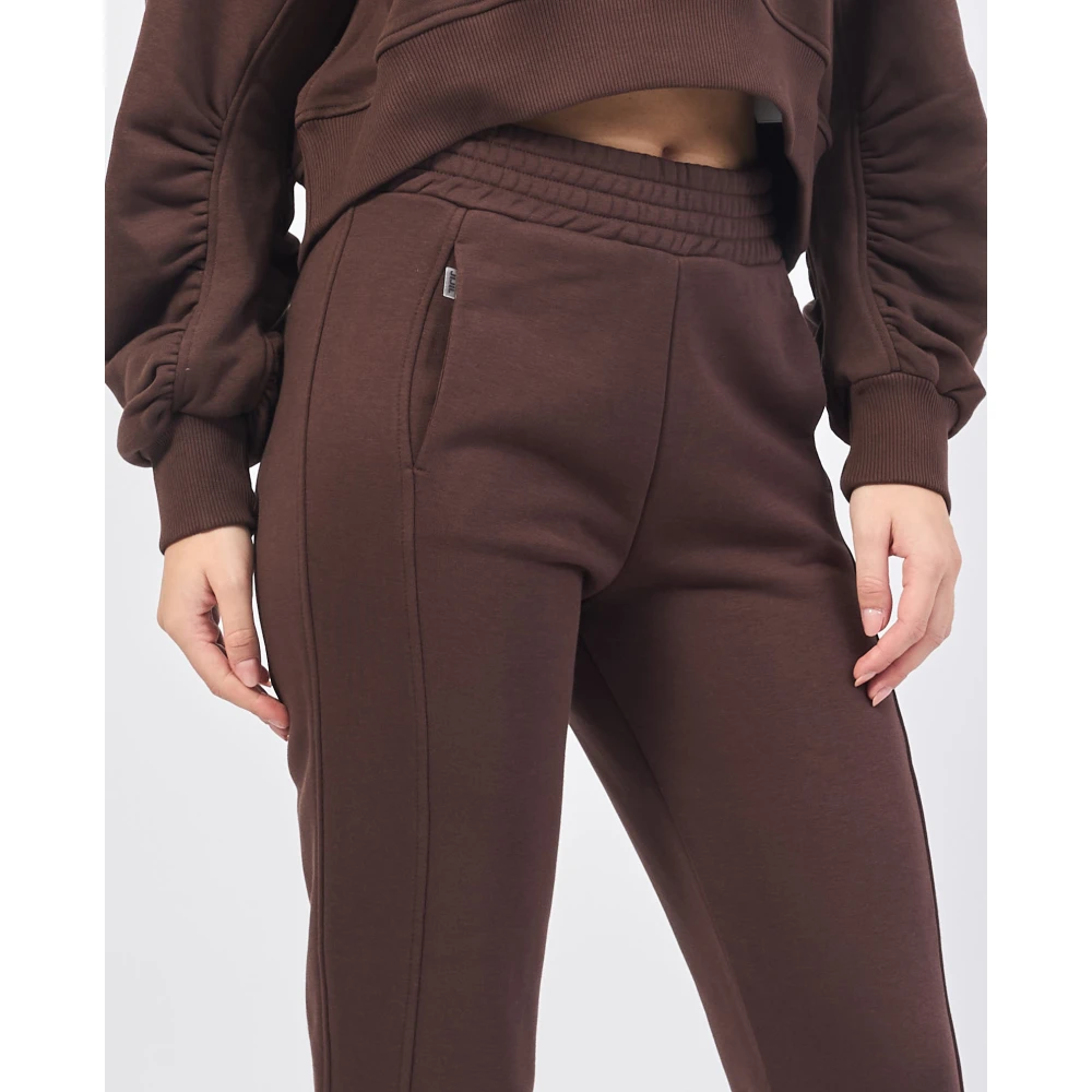 Jijil Broek met hoge taille en rechte pijpen Red Dames