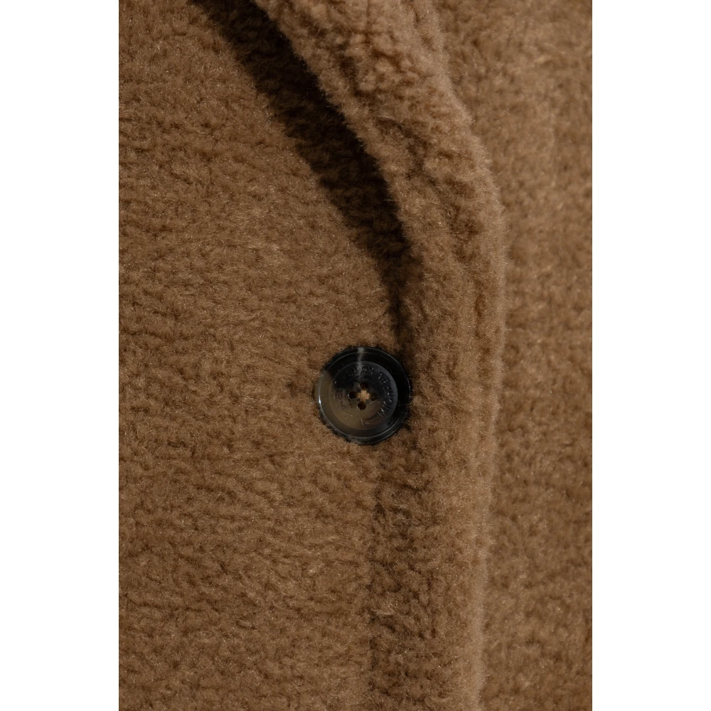 Michael Kors Faux Fur Coat Brown Dames