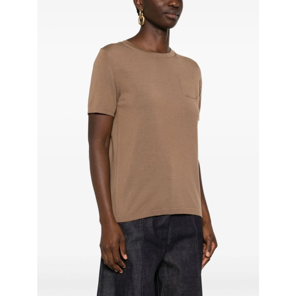 Max Mara Gebreide trui Egidio 004 Brown Dames