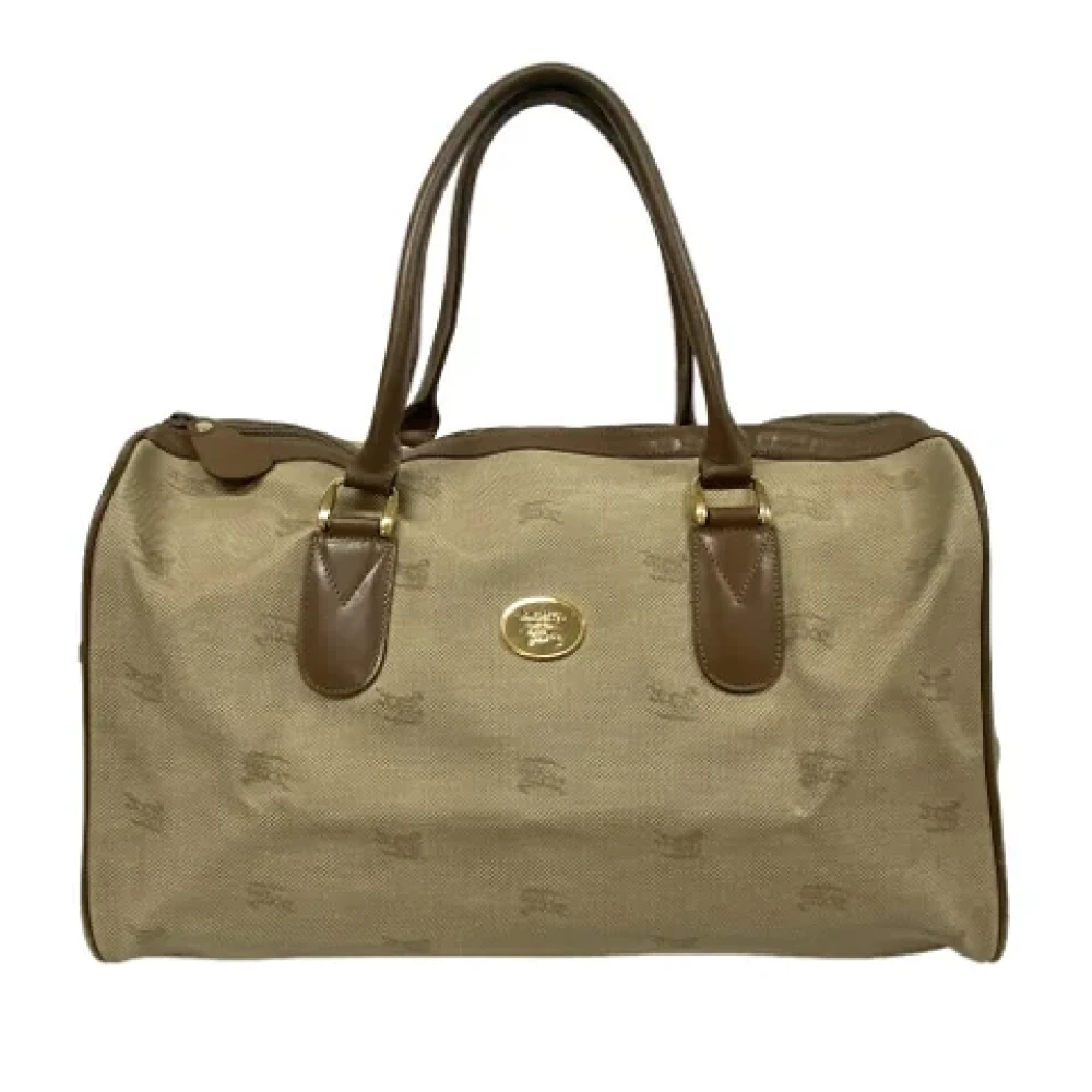 Burberry Vintage Pre-owned Fabric handbags Beige Dames