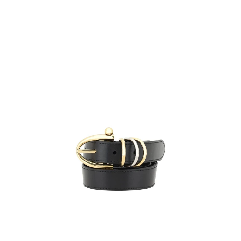 Chloé Black Calf Leather Bos Taurus Regular Belt - M - Image 5