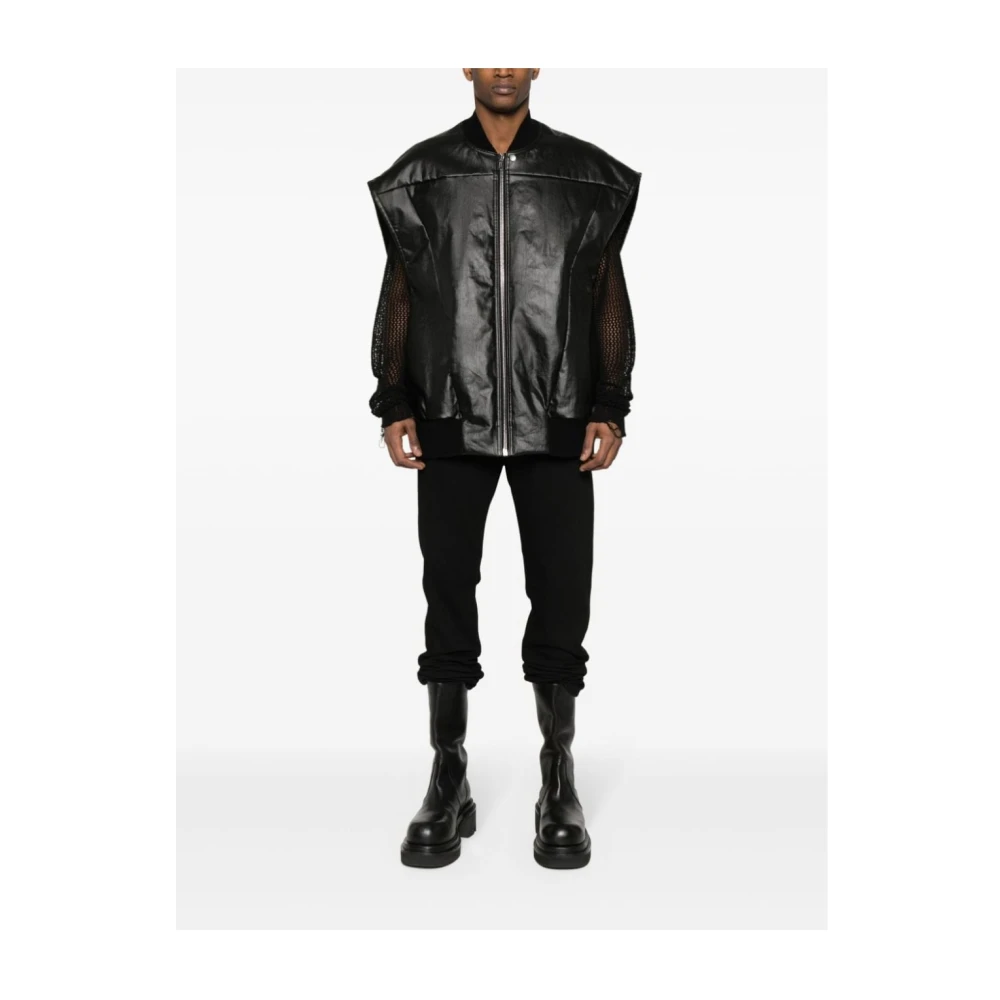 Rick Owens Giacca S Maniche 09 Vest Black Heren