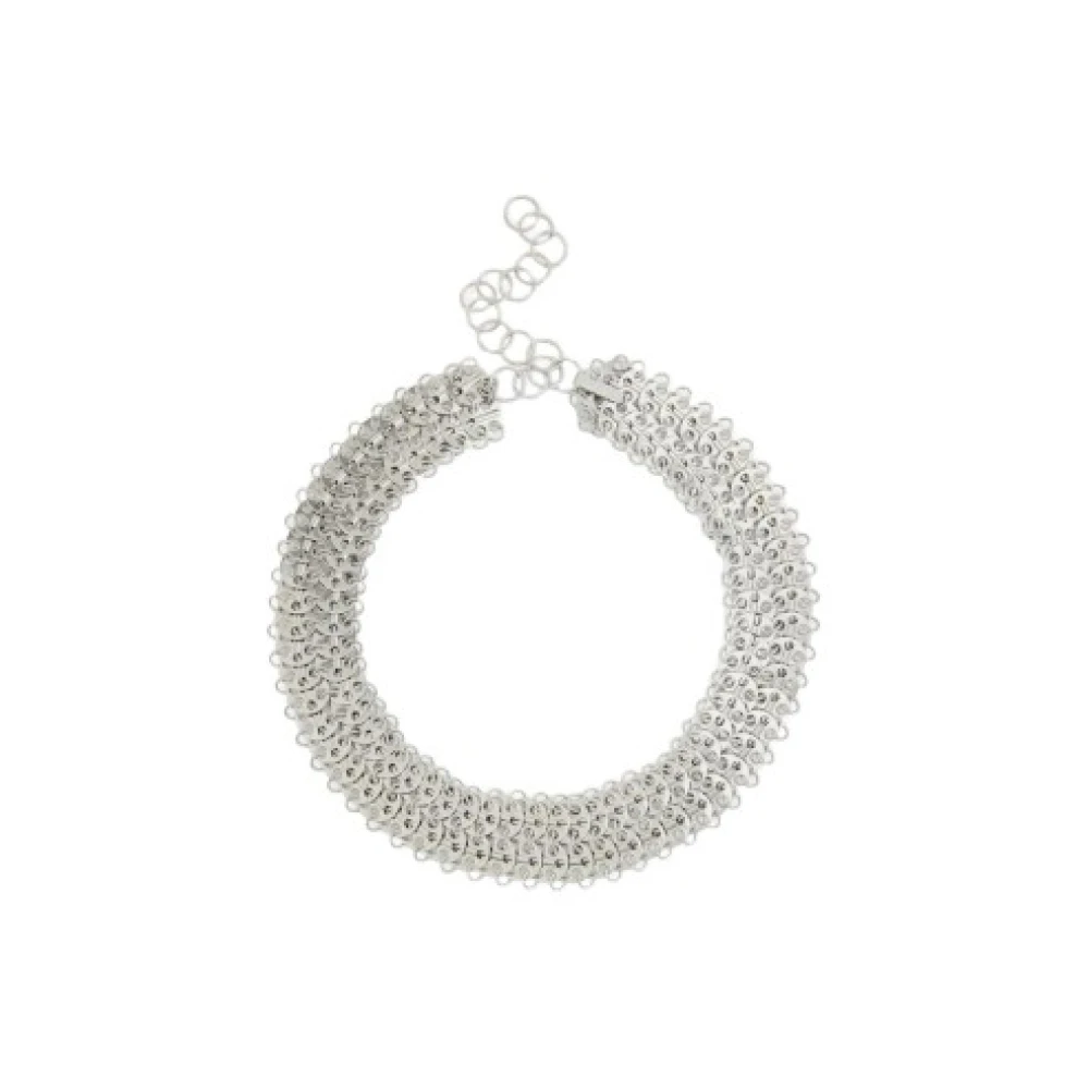 Paco Rabanne Zilver Luxe Riem Accessoire Gray Dames