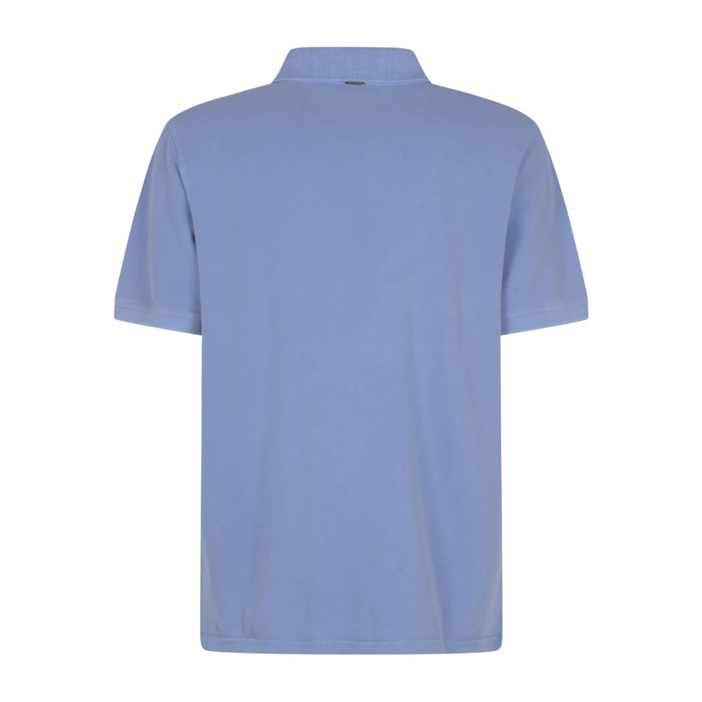 Herno Polo Shirts Blue Heren