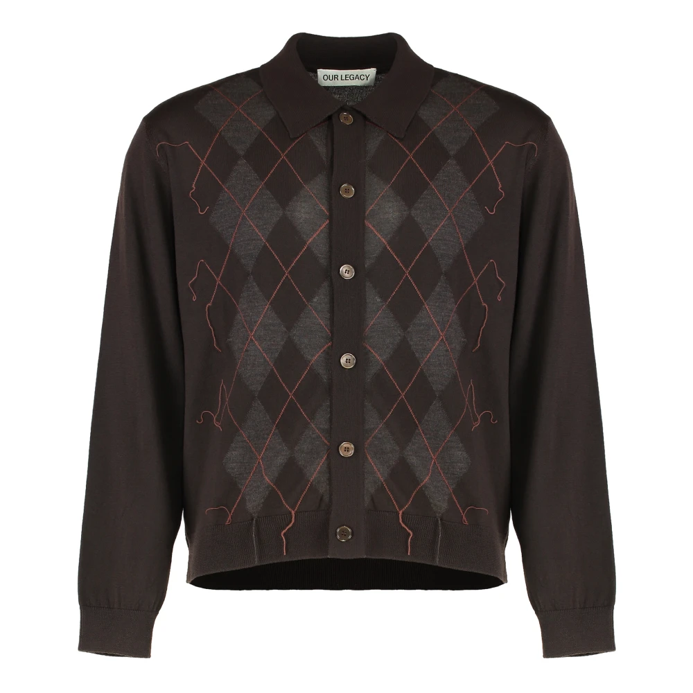 Our Legacy Men's Brown Evening Polo