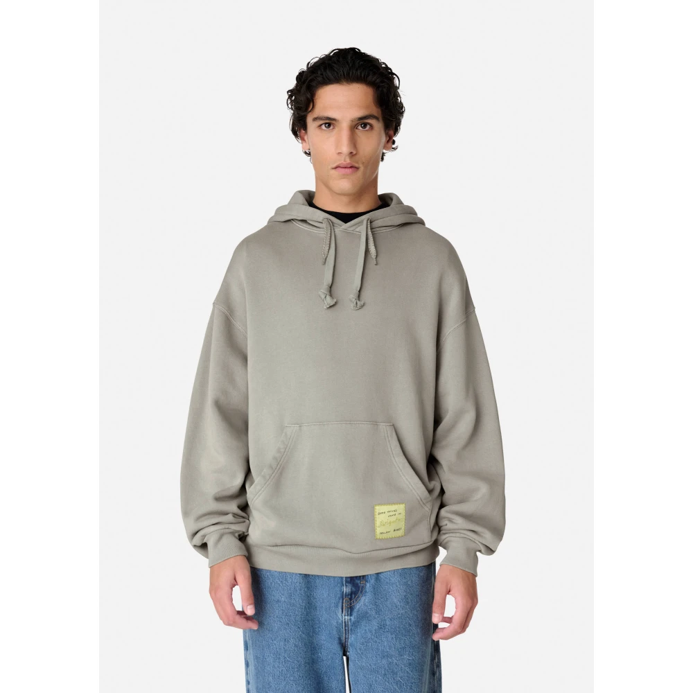 Axel Arigato Patch Washed Hoodie Green Heren