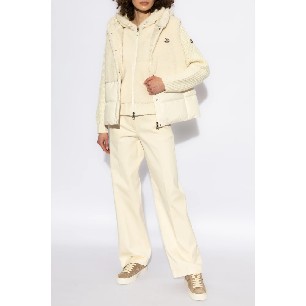 Moncler Katoenen broek Beige Dames