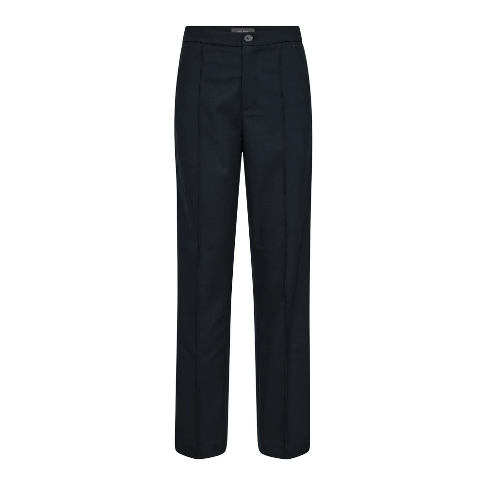 MOS MOSH Sportieve Gestreepte Broek Salute Navy Blue Dames