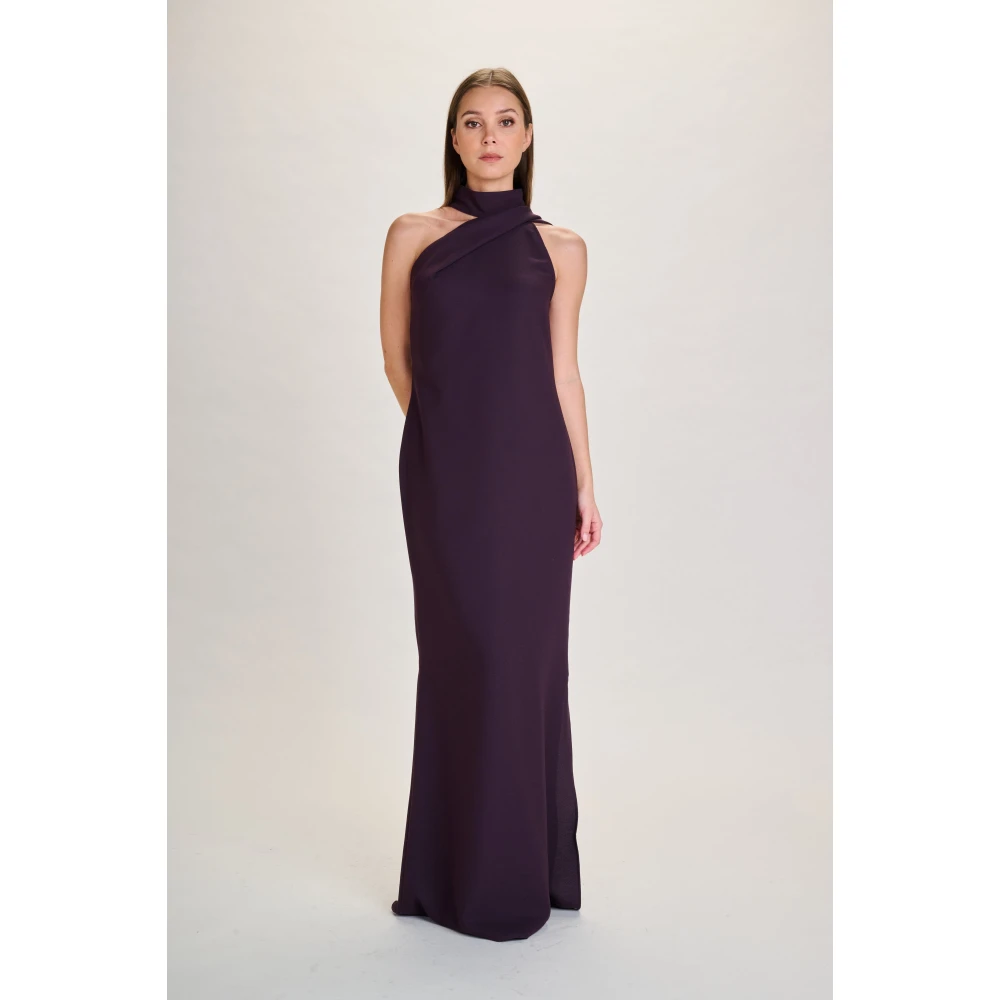 March23 Ademloze Gala-jurk Purple Dames