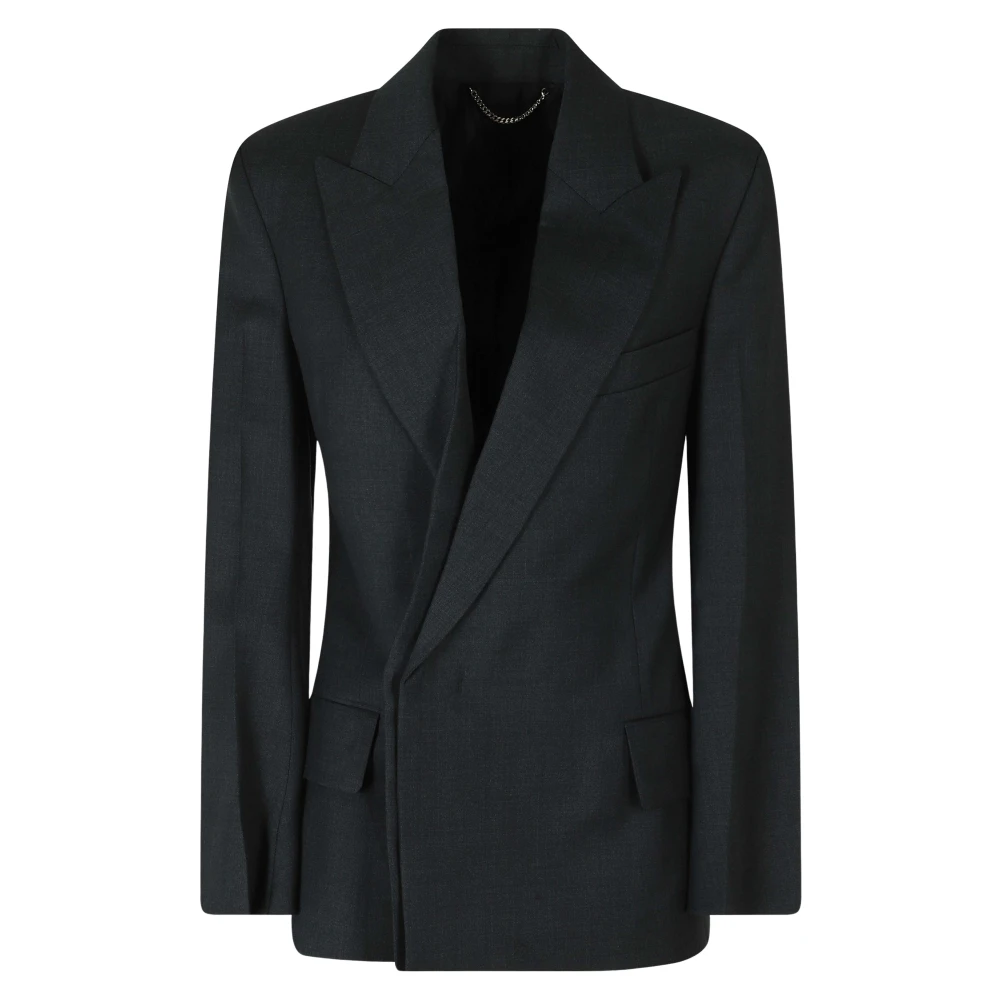 Victoria Beckham Women's Green Tailored Jacket - Image 4