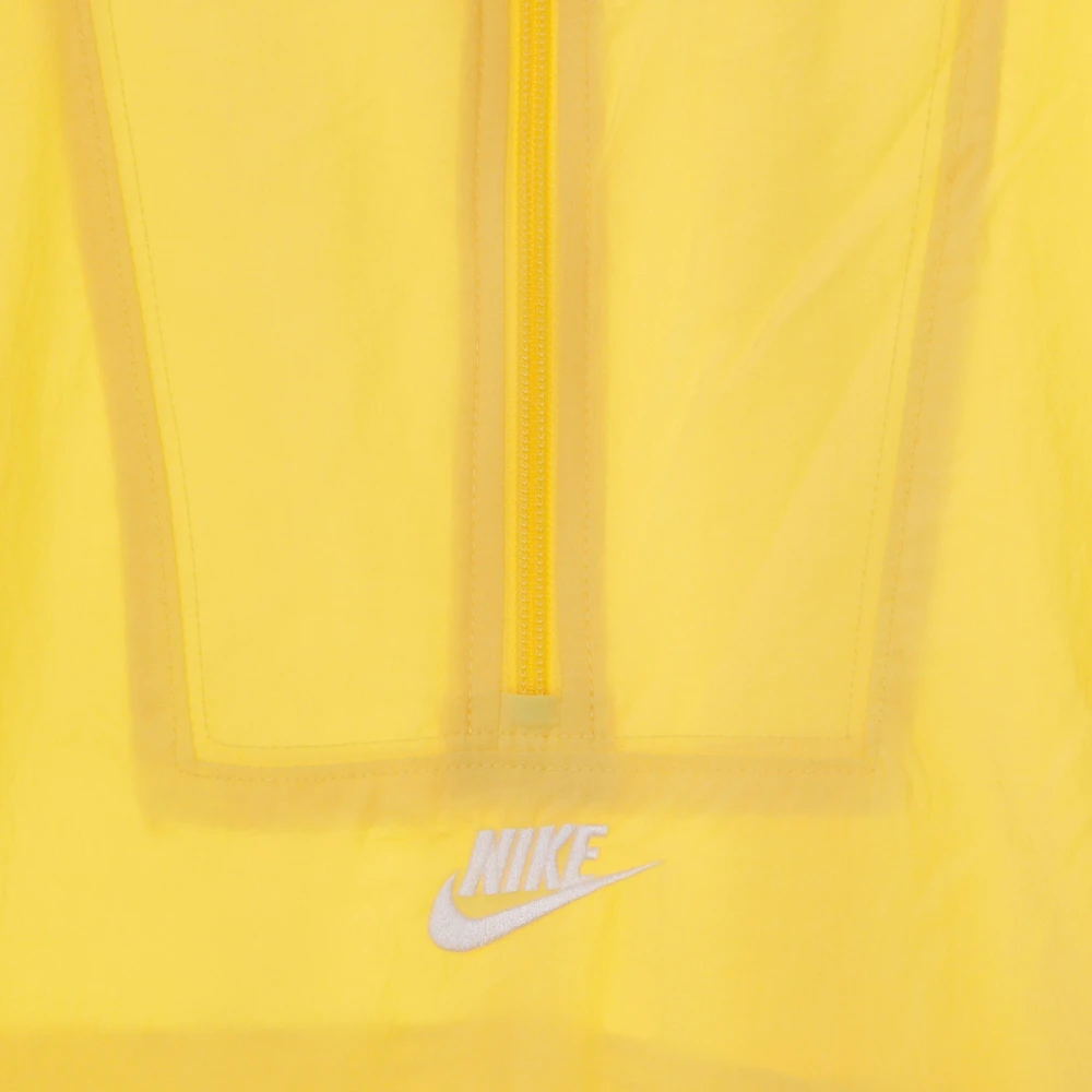 Nike Korte Windbreaker Jas Sports Heritage Yellow Dames