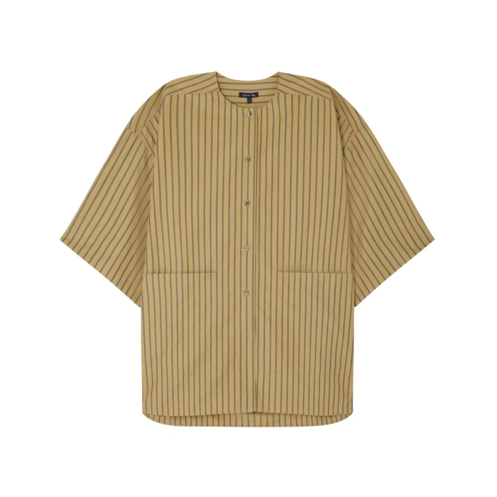 Soeur Diva Streep Oversized Blouse Yellow Dames