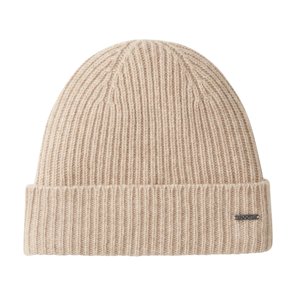 Joop! Kasjmier Beanie Hoed voor Mannen Beige Unisex