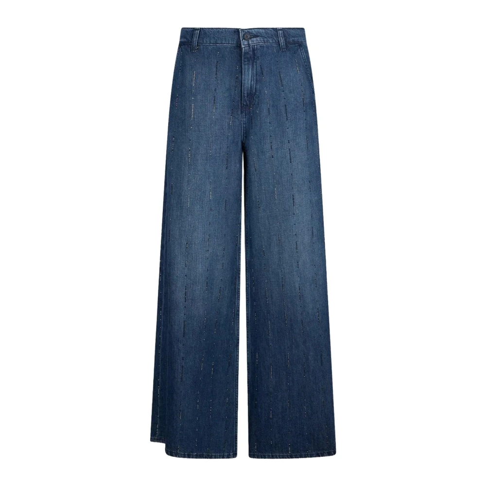Liu Jo Vrouw Blauw Ua6108 D0315 Wide Leg Jeans