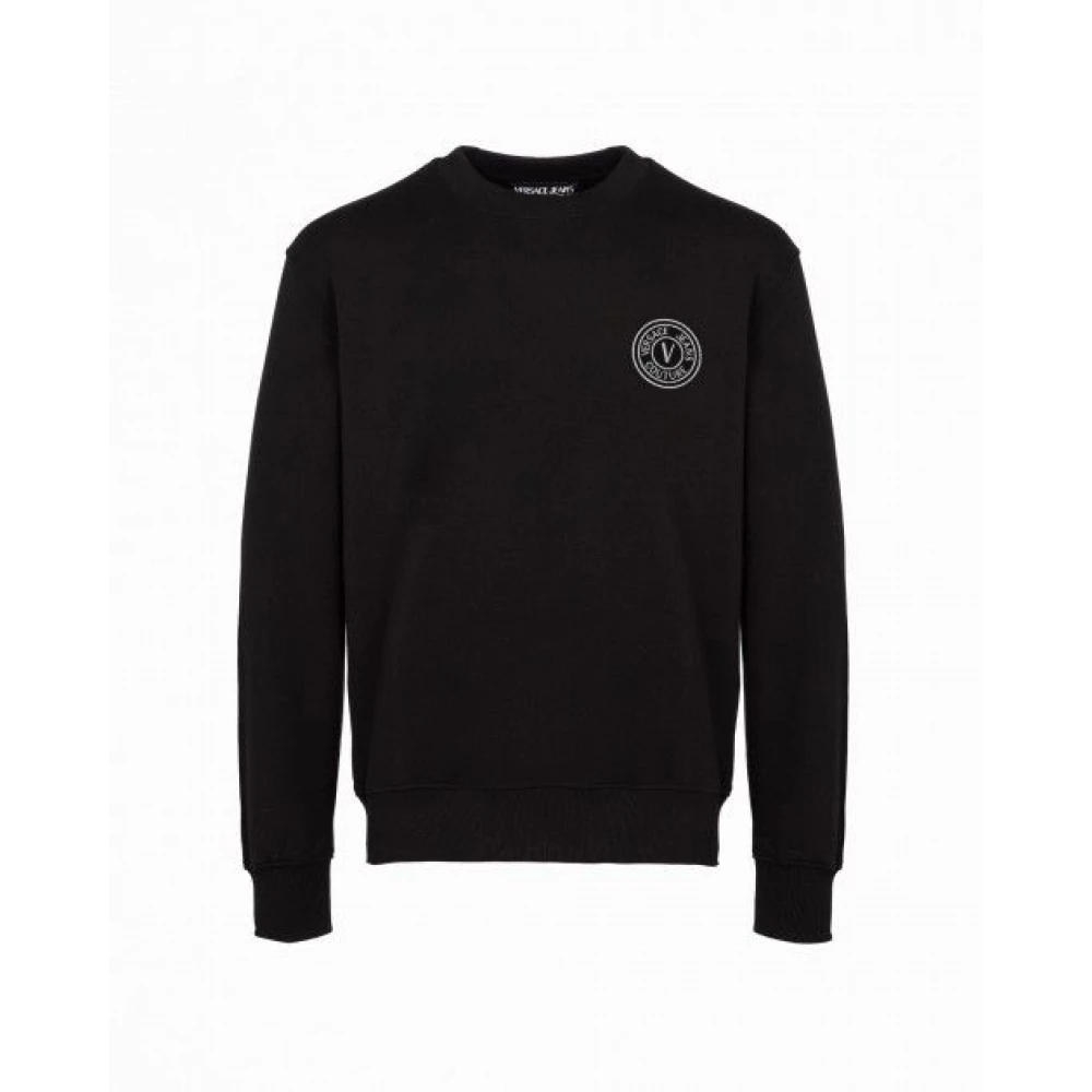 Versace Couture Zwarte Sweatshirt Regular Fit Black Heren