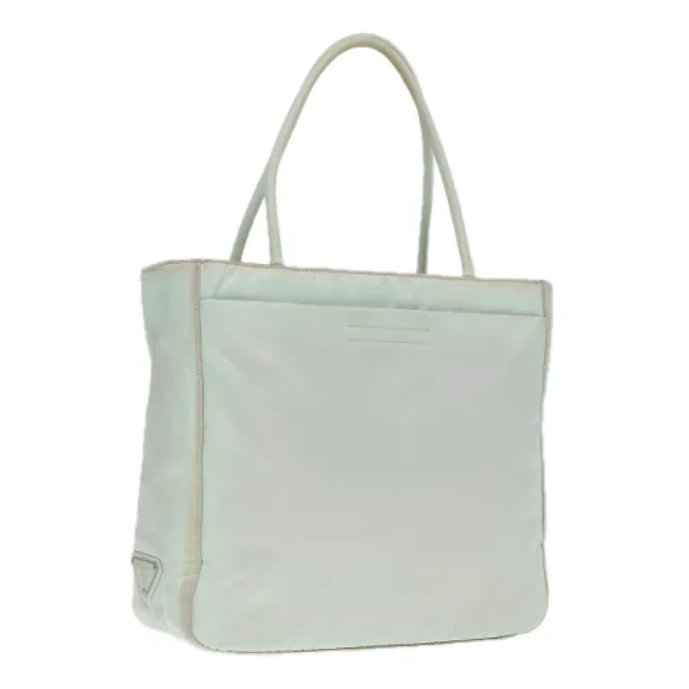 Prada Vintage Pre-owned Nylon prada-bags Blue Dames
