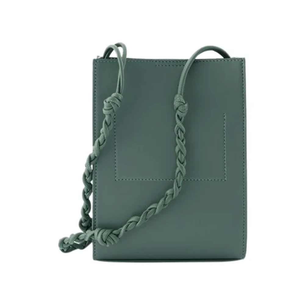 Jil Sander Pre-owned Leather shoulder-bags Green Dames
