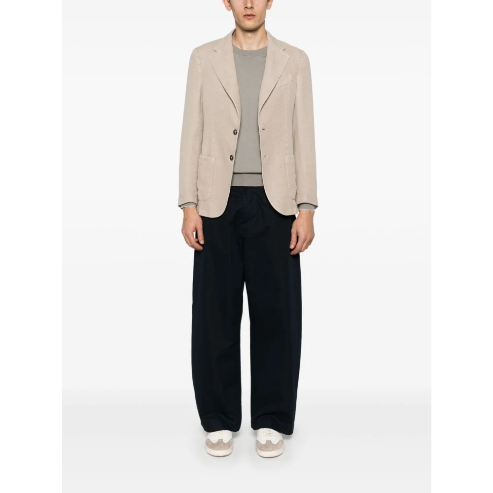 BRUNELLO CUCINELLI Sage Green Crew Neck Sweater Green Heren