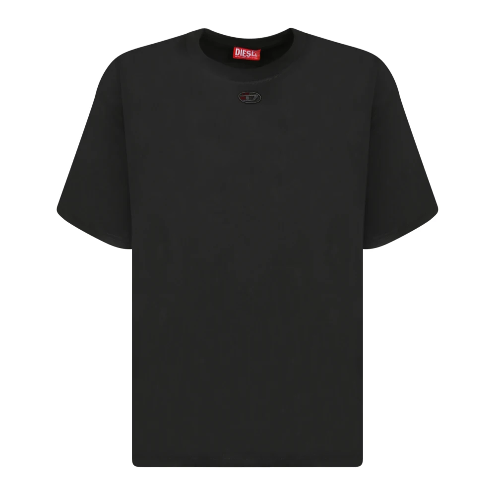 Diesel Hombre Negro Camisetas, Talla: L