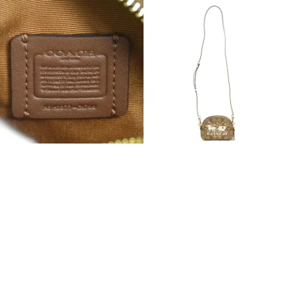Coach Pre-owned Leather shoulder-bags Brown Dames