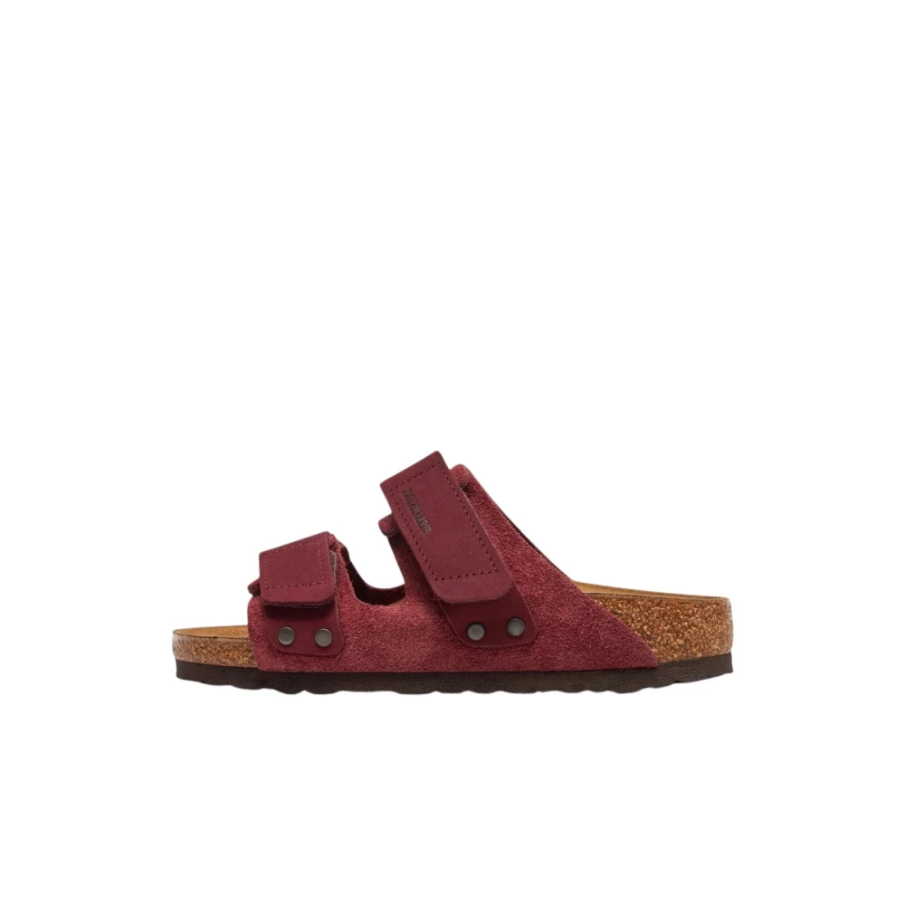 Birkenstock Mocka Anatomiska Sandaler med Justerbara Remmar Purple, Herr