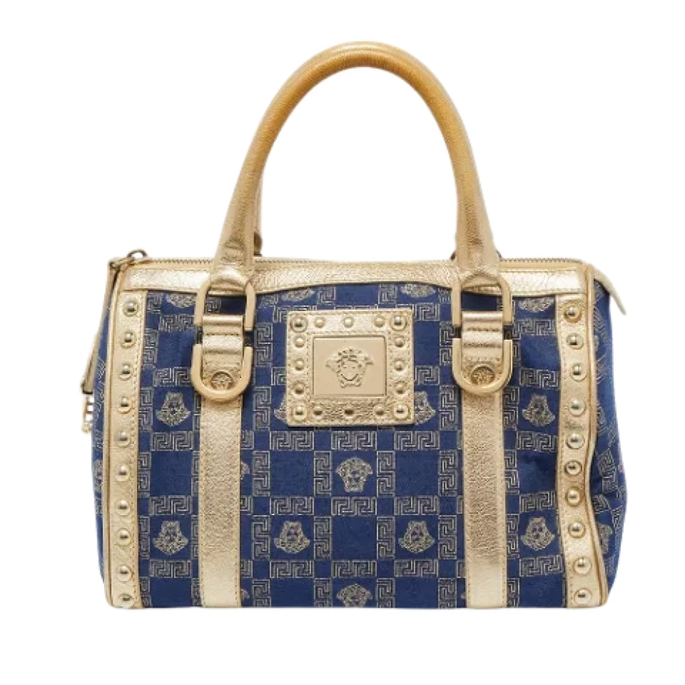 Versace Pre-owned Fabric handbags Yellow Dames