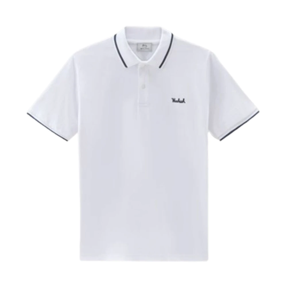 Woolrich Men's White Monterey Polo Shirt - Polo Shirts - L - Tops