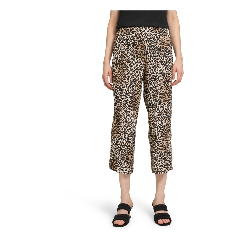 Betty Barclay Relaxed Fit gestippelde broek Multicolor Dames
