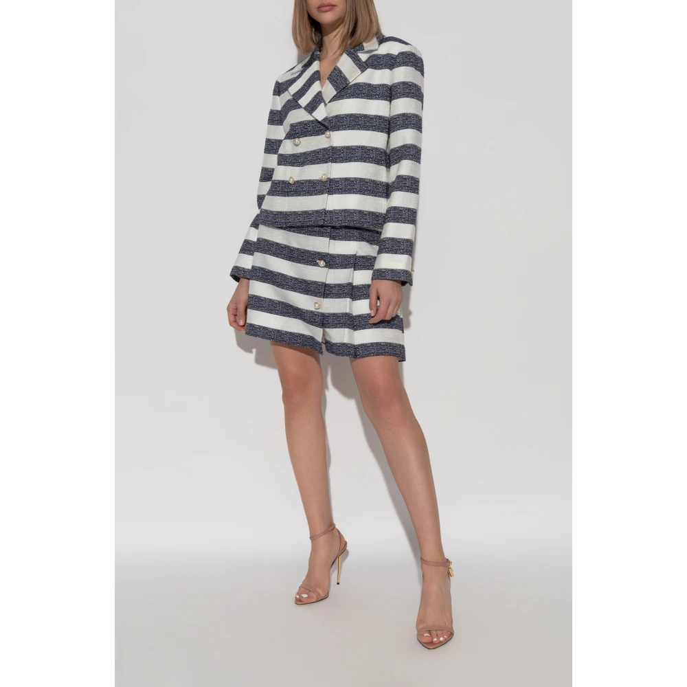 Kate Spade Rok met gestreept patroon Blue Dames