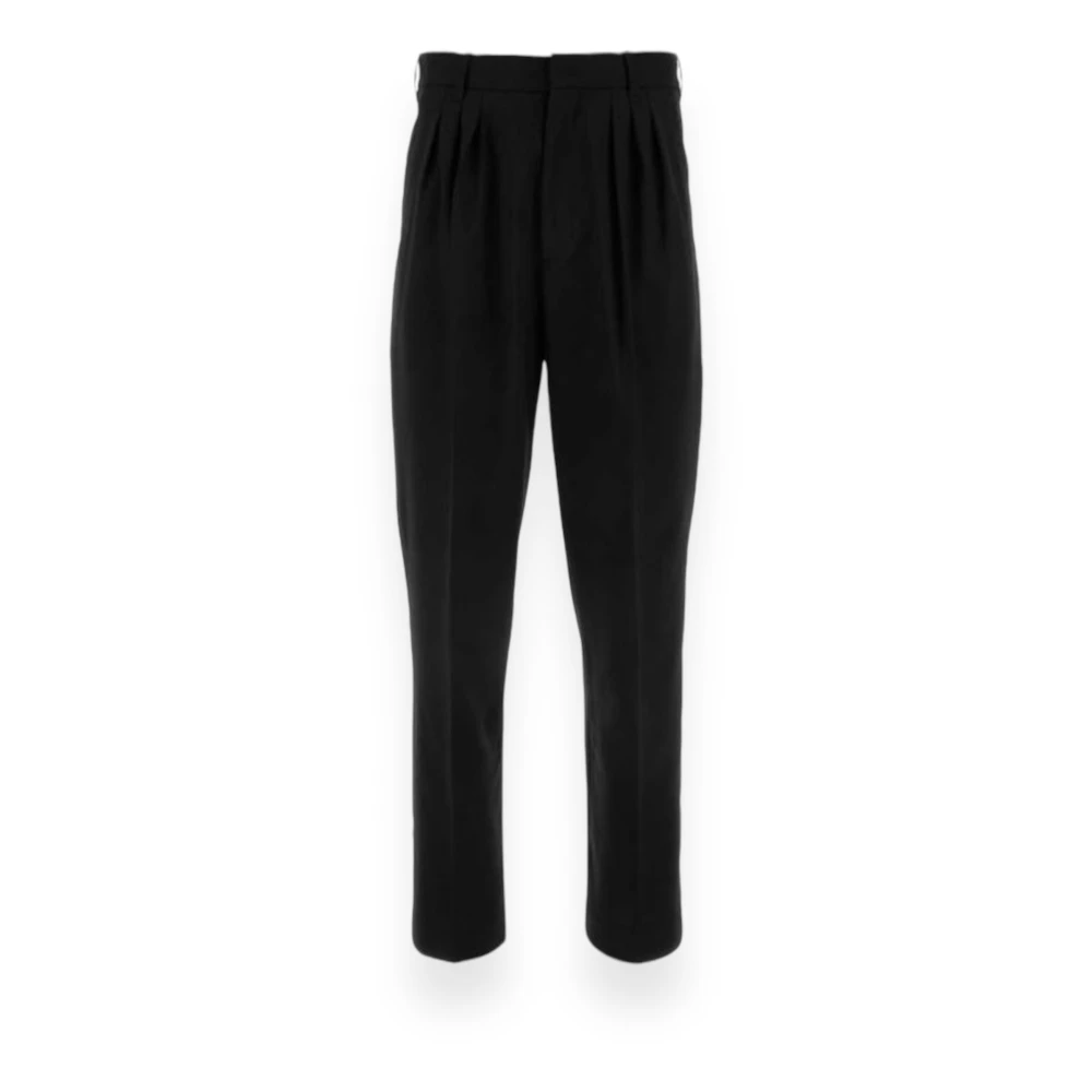 Kenzo Geplooide Op Maat Gemaakte Broek Black