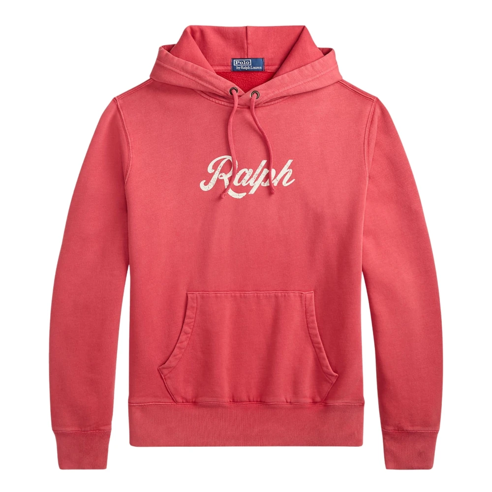 Ralph Lauren Men's Red Hoodies, L, The Ralph Logo Sweatshirt