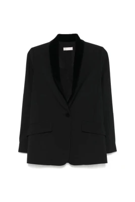 Sammetkrage Blazer