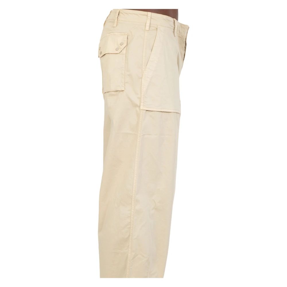 Ten C Grote Parachute Broek Beige Heren
