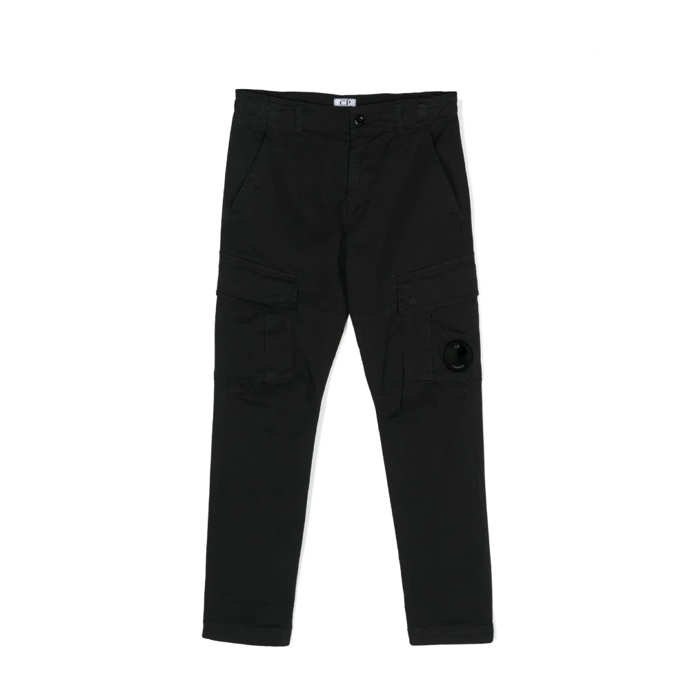 C.p. Company Boys Black Trousers, 14 Y, Leggings