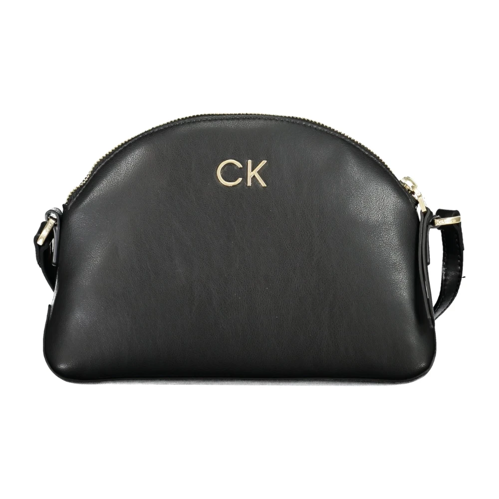 Calvin Klein Women's Black Crossbody Bag With Zip Closure