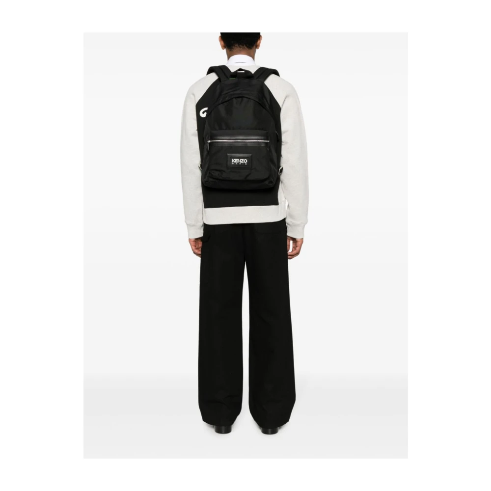 Kenzo Zwarte Bucket Bag & Rugzak Black Heren
