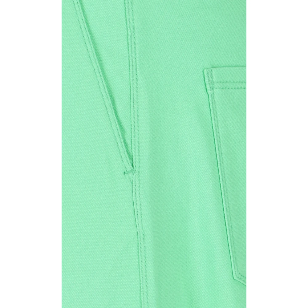 Rotate Birger Christensen Fluo Groene Stretch Viscosemix Broek Green Dames