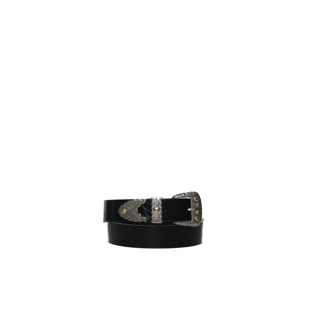 Pinko Women's Black Belts, S, Belts