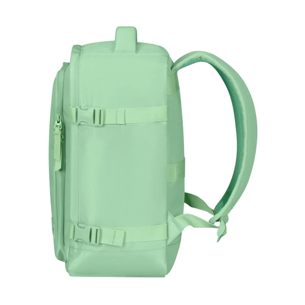 American Tourister Praktische en functionele handbagage rugzak Green Unisex