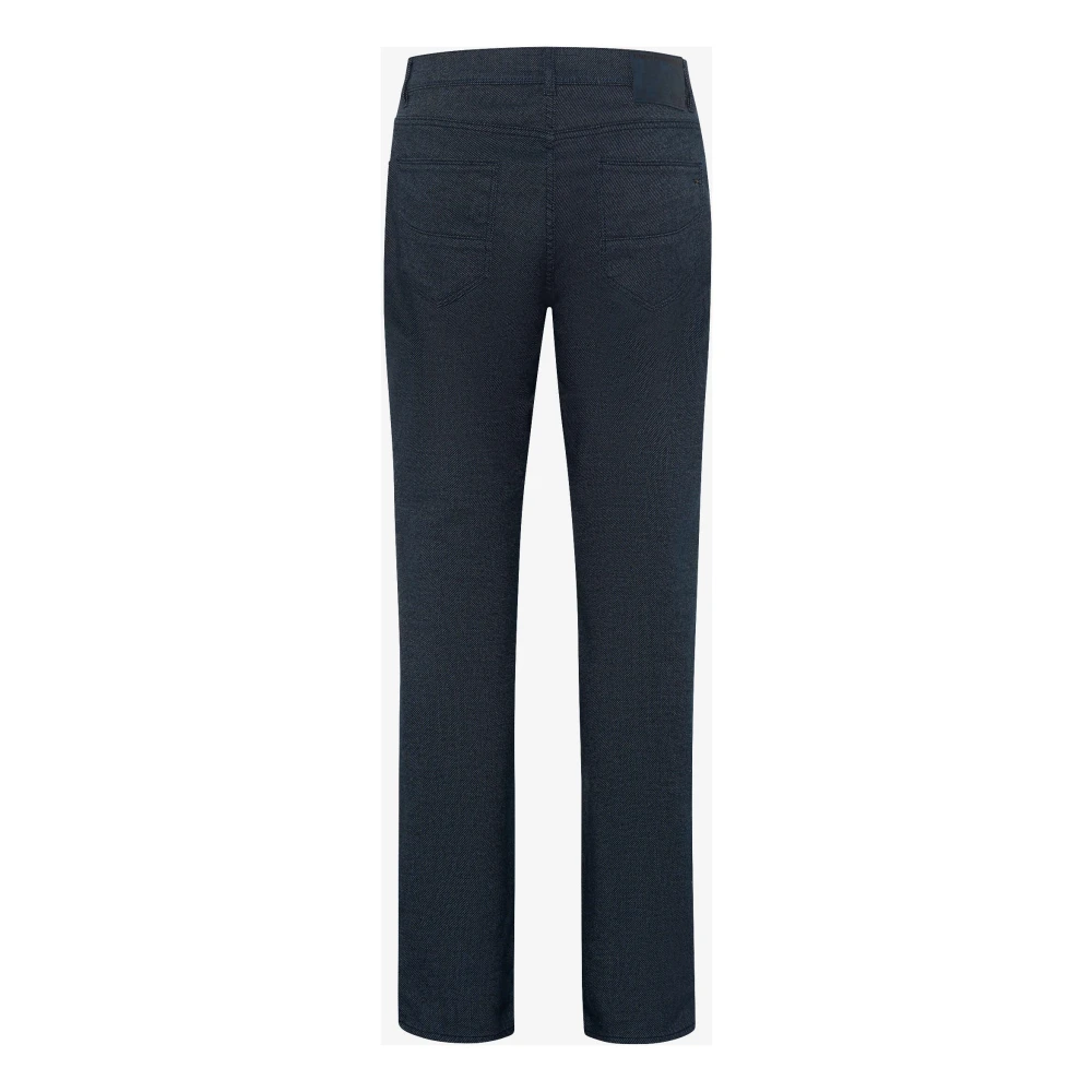 BRAX Cadiz Wol Look Five-Pocket Broek Blue Heren