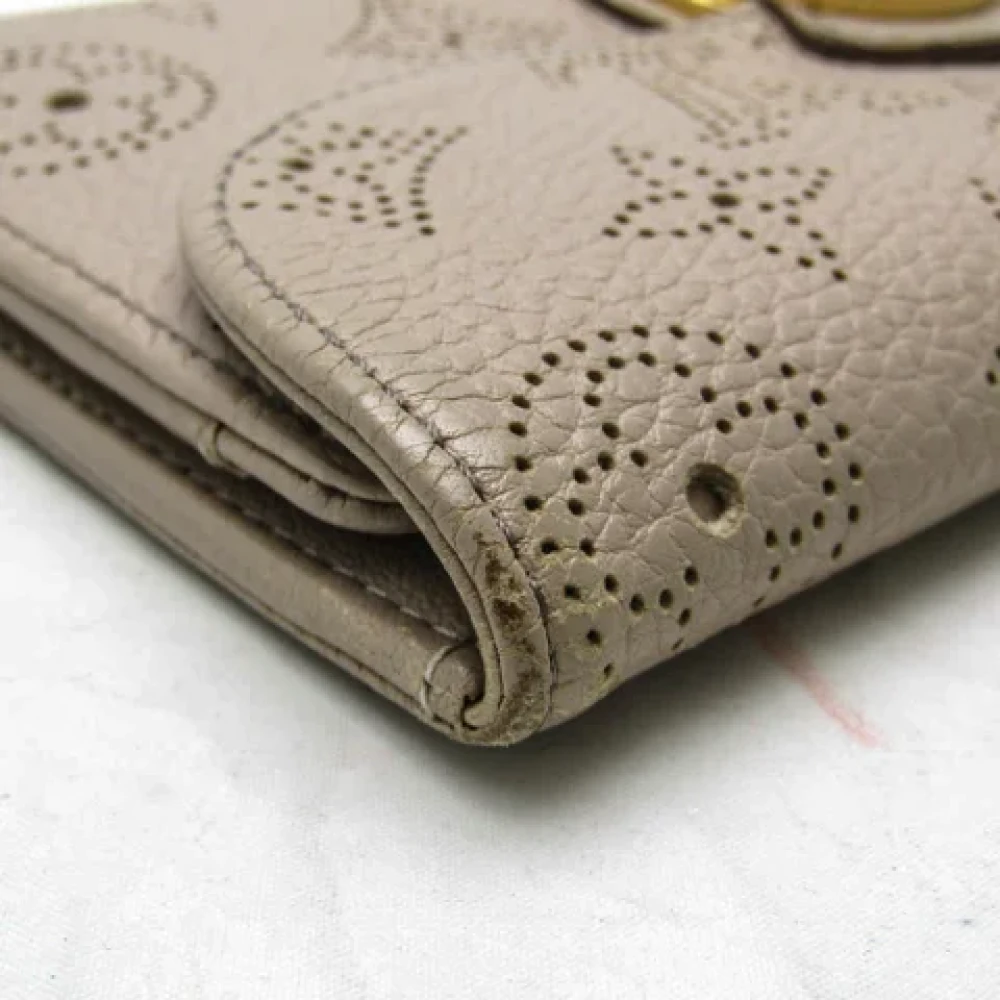 Louis Vuitton Vintage Pre-owned Leather wallets Brown Dames