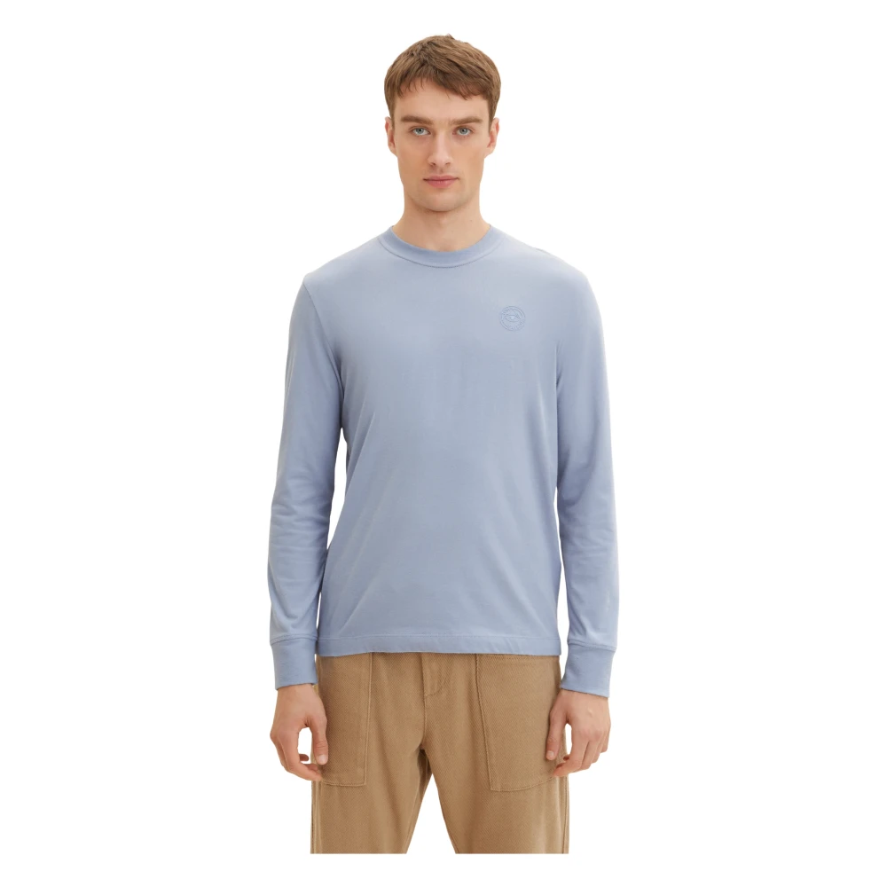 Tom Tailor Sweatshirts Blue Heren