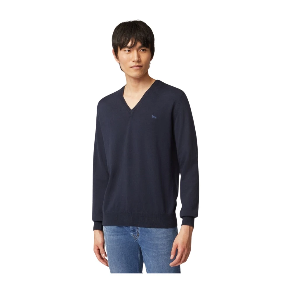 Harmont & Blaine Blauwe Sweater Maglia Blue Heren