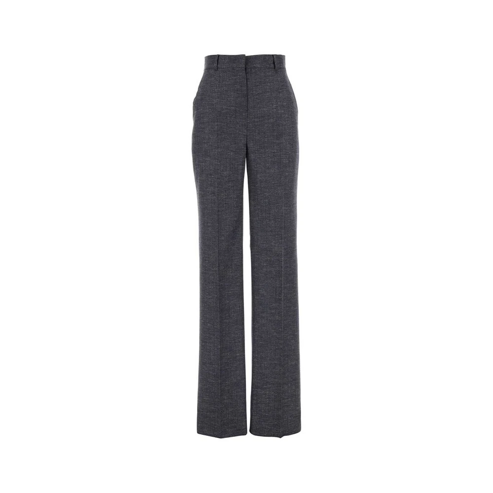Max Mara Studio Wide Trousers, Female, Xs, Wide Trousers Blue